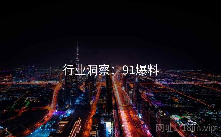 行业洞察：91爆料